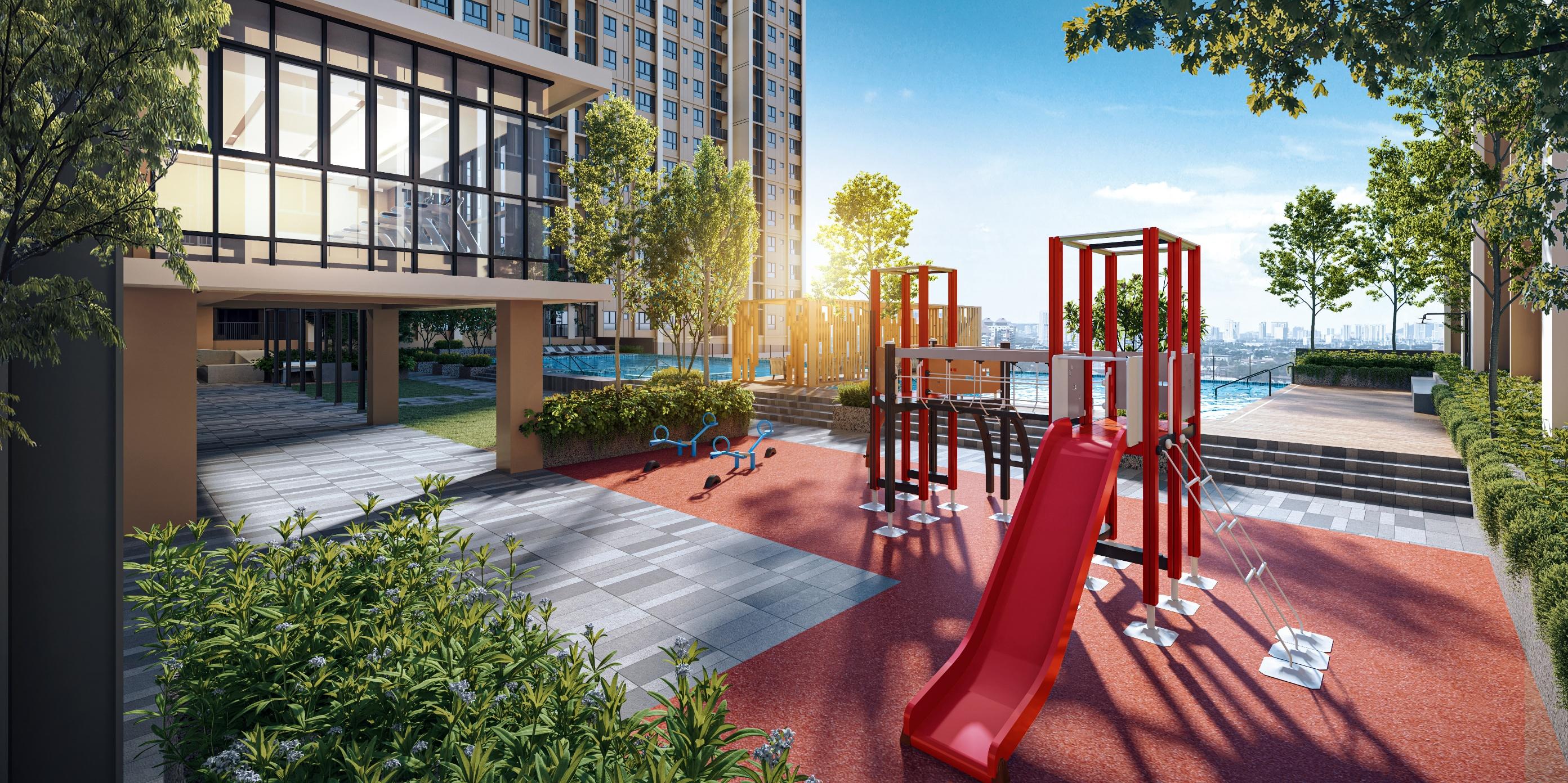 Artist impression of playground
