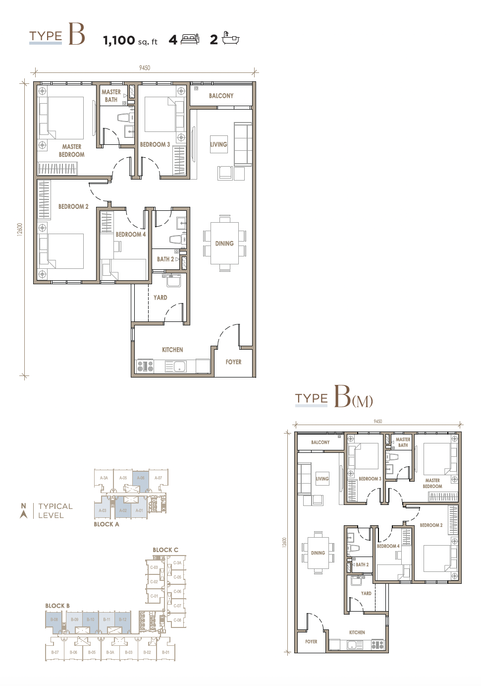 Selected floor plan